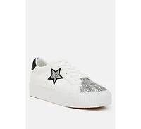 London Rag Merida Glitter Patch Chunky Sneakers