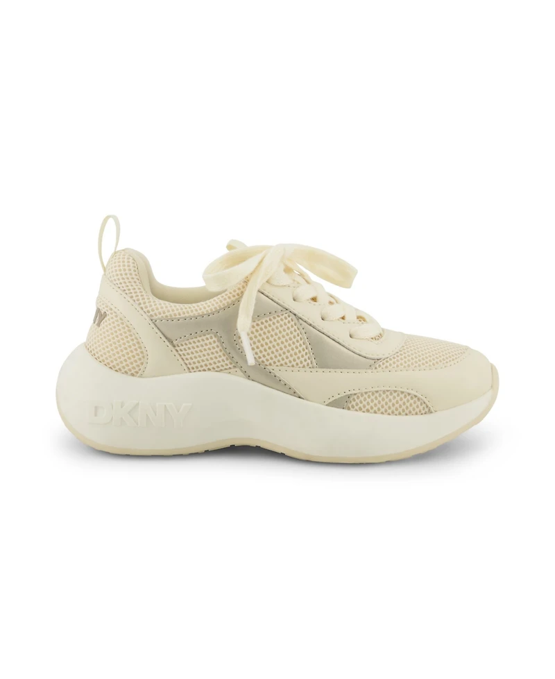 Dkny Little and Big Girls Taylor Teresa Logo Sneaker