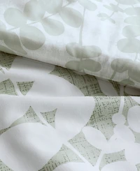 510 Design Aria Floral Print Reversible 3-Pc. Comforter Set, Full/Queen