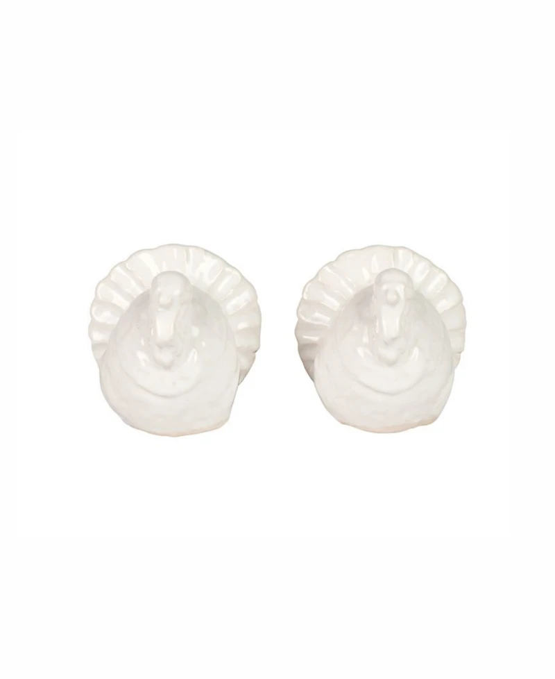 Vietri Pietra Tacchino Figural Salt and Pepper