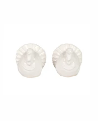 Vietri Pietra Tacchino Figural Salt and Pepper