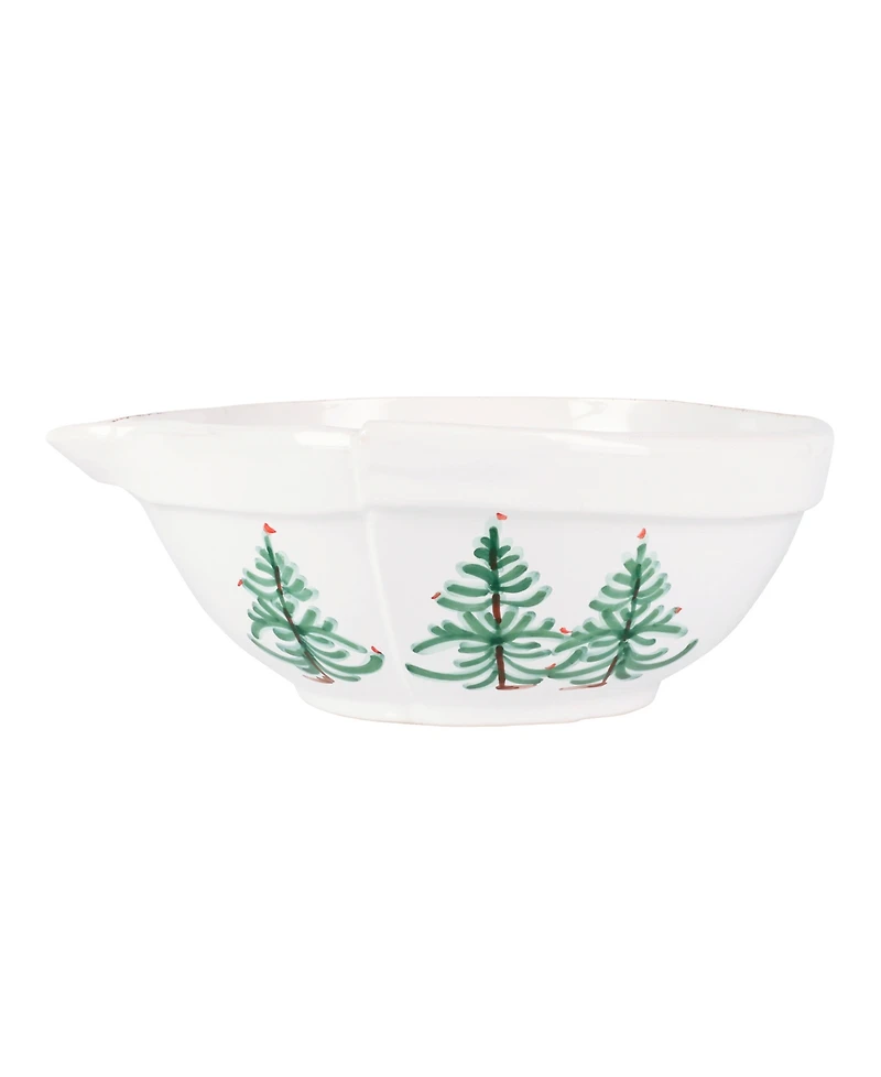 Vietri Lastra Holiday Large Mixing Bowl