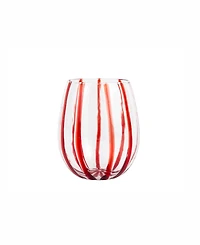 Vietri Nuovo Stripe Stemless Wine Glass