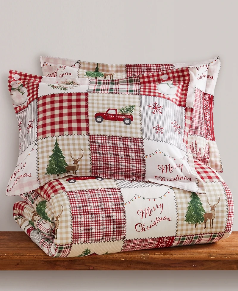 Levtex Home for Christmas Reversible 3-Pc. Comforter Set