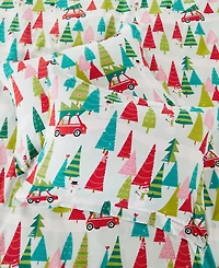 Levtex Merry Bright Holly Jolly Reversible 3-Pc. Duvet Cover Set, King