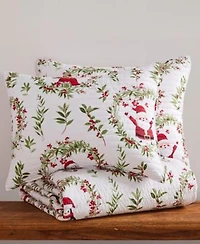 Levtex Merry Bright Pine Plaid Reversible Quilt Sets