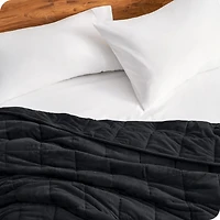 Bare Home Weighted Blanket, 25lbs (80" x 87") - Minky