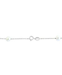 Effy Cultured Freshwater Pearl Station 18" Necklace 14k Gold (5-1/2mm)