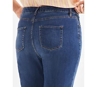 Style & Co Plus Mid-Rise Curvy Capri Jeans, Exclusively at Macy's