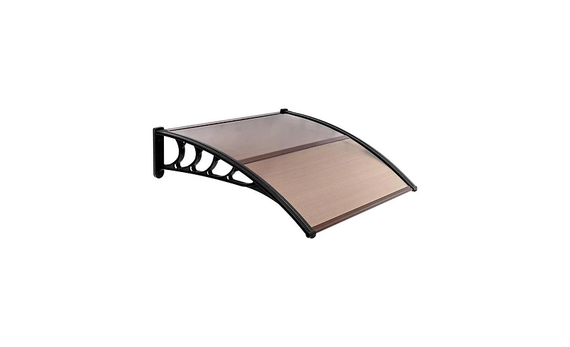 Slickblue 10 Ft Solar Led Outdoor Patio Umbrella with Cantilever Design, 32 Led Lights, and Easy Open Adjustment