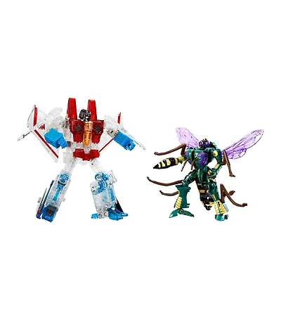 Transformers Bwvs-08 Ghost of Starscream vs Waspinator Set of 2 Premium Finish | Transformers: Beast Wars