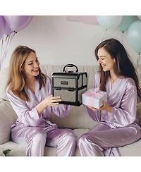 Byootique Makeup Train Case Cosmetic Organizer