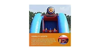 JumpOrange Knock It Off Archery Target Game Inflatable with Air Blower (Accessories Not Included) , Kids and Adults, Commercial Grade, Rental Game, Kn