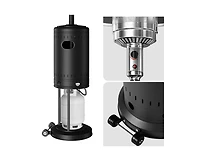 48000 Btu Propane Brown Patio Heater with Cover and Wheels