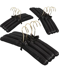 Florida Brands Padded Clothing Fabric Hangers for Women Set of 12