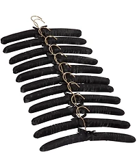 Florida Brands Padded Clothing Fabric Hangers for Women Set of 12
