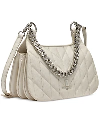 Karl Lagerfeld Paris Lafayette Quilted Leather Shoulder