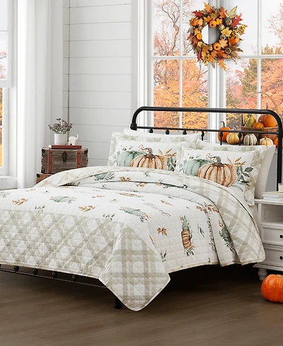 Avanti Grateful Patch Reversible 3-Pc. Quilt Set