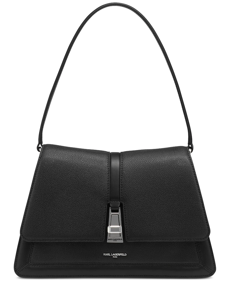 Karl Lagerfeld Paris Mercerie Medium Leather Satchel