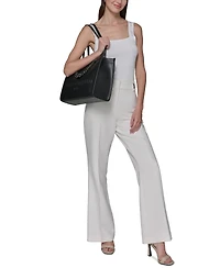 Karl Lagerfeld Paris Savoie Large Leather Tote Bag