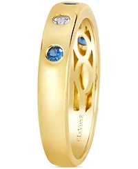 Le Vian Anywear Everywear Blueberry Sapphire (1/6 ct. t.w.) or Pink Sapphire (1/6 ct. t.w.) & White Sapphire (1/10 ct. t.w.) Ring in 14k Honey Gold (a