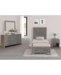 Portmore 3pc Twin Storage Set (Panel Bed, Small Dresser & 1-Drawer Nightstand with soft close drawers), Created for Macy's