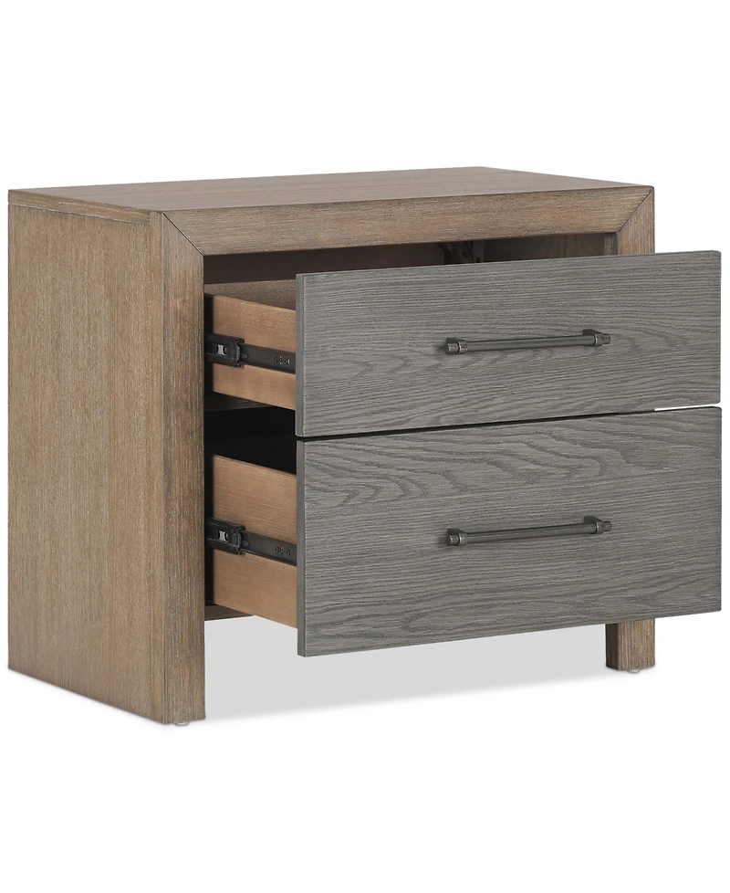 Portmore -Drawer Nightstand ( soft close drawers