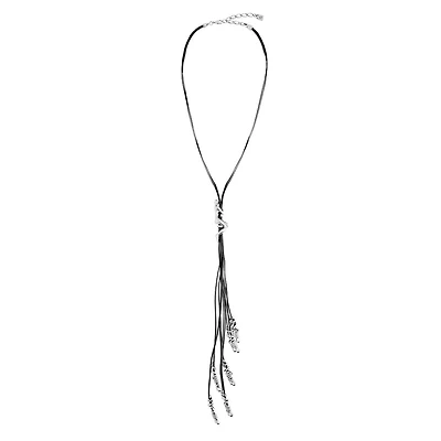 UNOde50 Brown Leather Cords Necklace