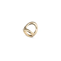 UNOde50 Large Central Oval Metal Alloy Ring