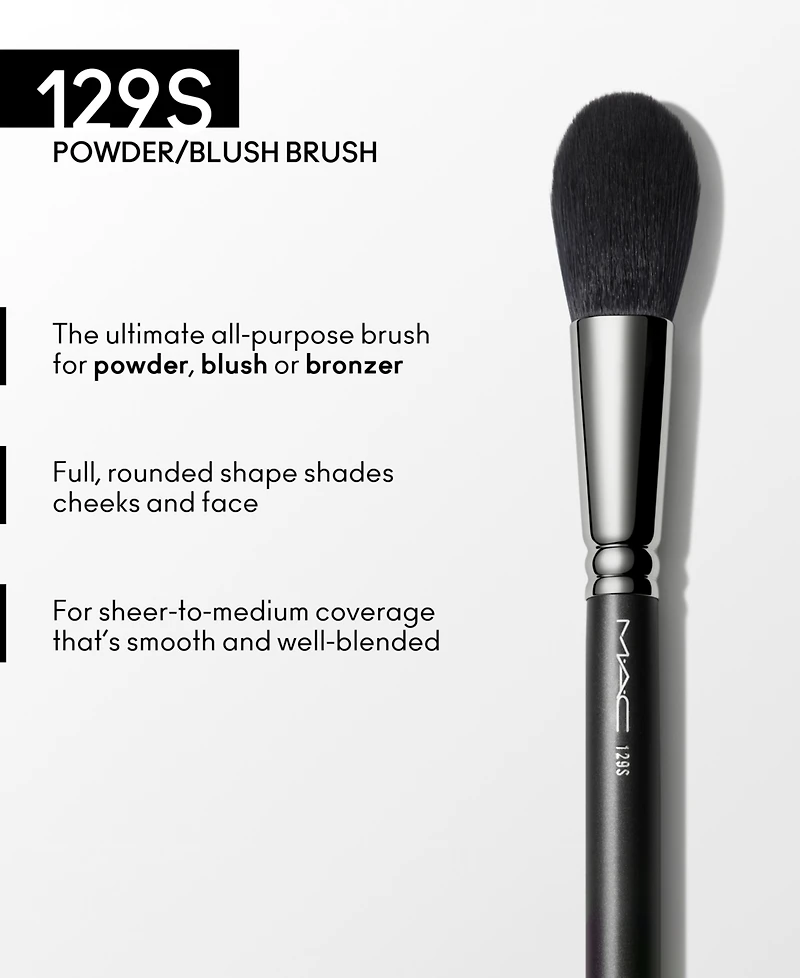Mac 129S Powder/Blush Brush