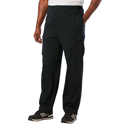 KingSize Big & Tall Lightweight Jersey Cargo Sweatpants