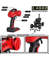 Vebreda 1:12 Scale Rc Off-Road Truck - 2.4G 4WD Dual Motor Remote Control Car