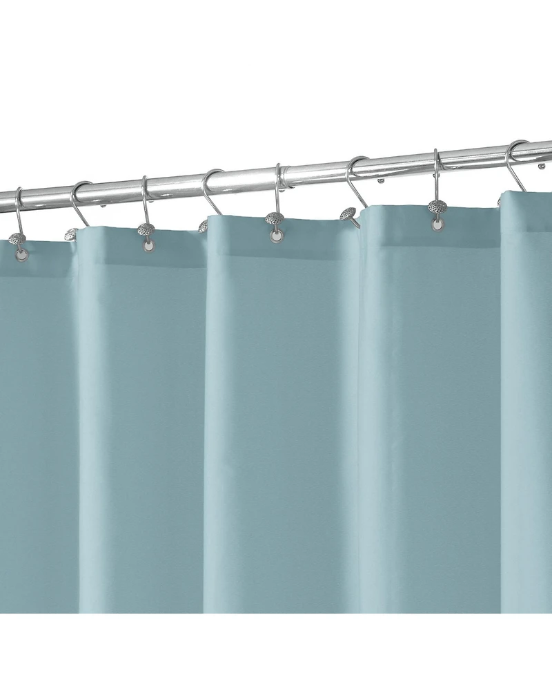 Awesome Home Waterproof Soft Fabric Shower Curtain or Liner, Orange, 72"X72"