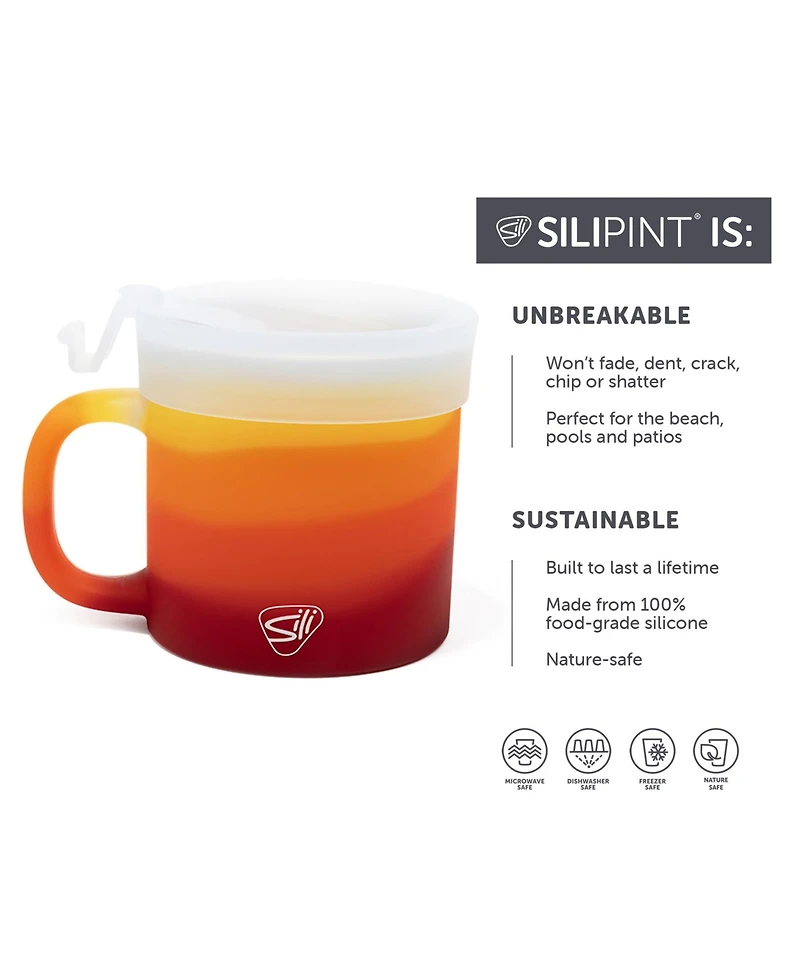 Coffee Mug w/ Lid: 16oz: 2 pk