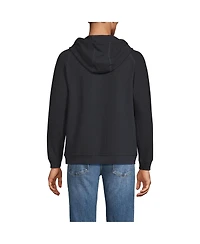 Lands' End Men's Long Sleeve Waffle Quarter Zip Hoodie