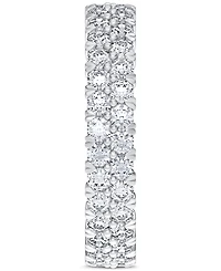 Diamond Double Row Eternity Ring (2 ct. t.w.) Platinum, 14k White Gold, or Rose Gold