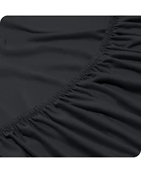Bare Home 4 Way Microfiber Stretch Knit Sheet Set