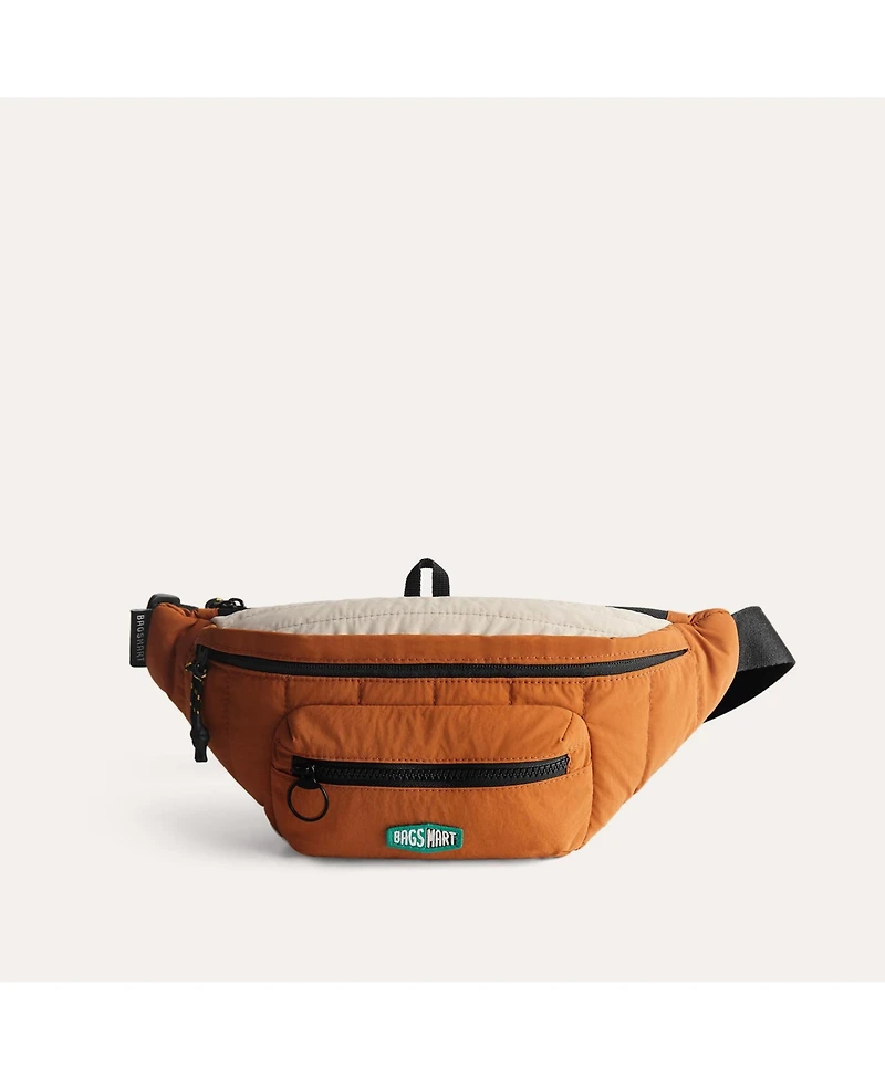 Bagsmart Walker 2.5L Quilted Fanny Pack Tangerine