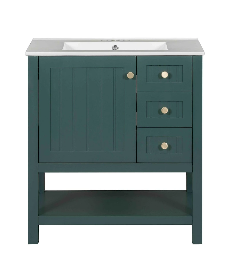 Streamdale 30" Transitional Bathroom Vanity Combo with Sink