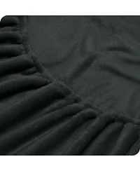 Bare Home Micro plush Fleece Queen Sheet Set