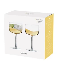 Anton Studio Designs Wave Gin Glasses