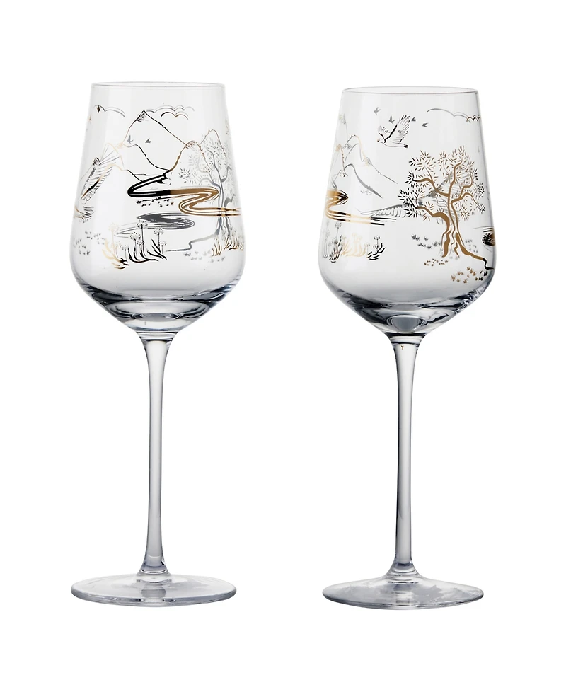 Anton Studio Designs Skye Wine Glasses, Set of 2