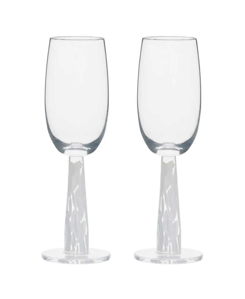 Anton Studio Designs Bjorn Champagne Flutes, Set of 2