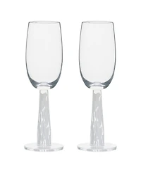 Anton Studio Designs Bjorn Champagne Flutes, Set of 2