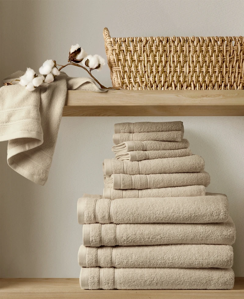 510 Design Essential Quick Dry Cotton -Pc. Bath Towel Set