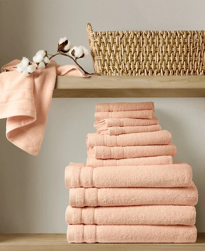 510 Design Essential Quick Dry Cotton 12-Pc. Bath Towel Set