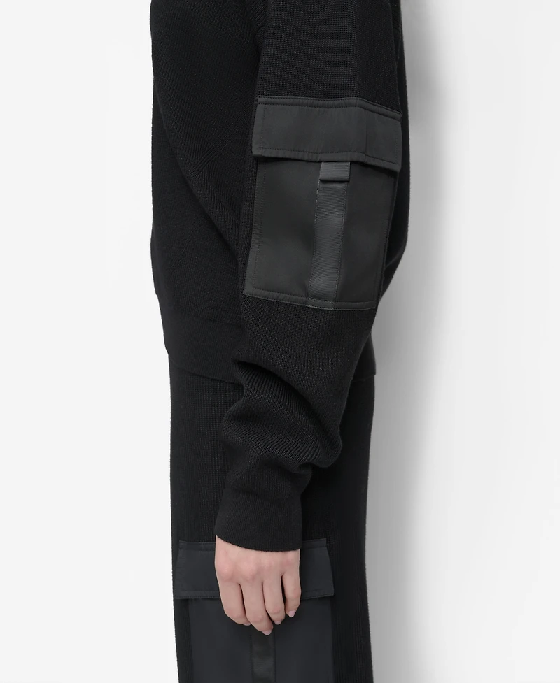 Dkny Women's Cargo V-Neck Sweater