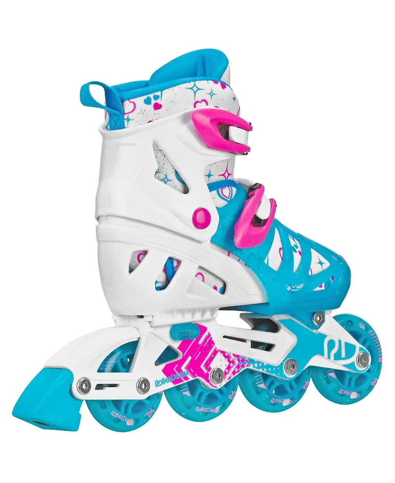 Roller Derby Tracer Girl's Adjustable Inline Skates Medium (2-5)