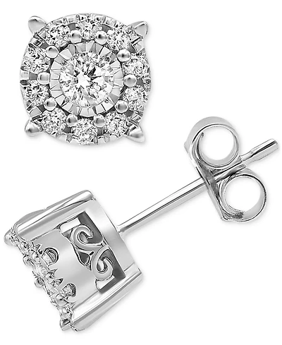 Diamond Stud Earrings (1/3 ct. t.w.) 14K White, Yellow or Rose Gold