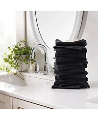 Arkwright Home Family Essentials Washcloths (Pack of 12), 12x12, Cotton